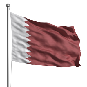Qatar flag